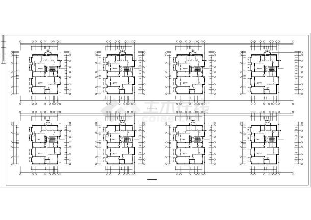 某地区沿街公建全套结构设计CAD图纸-图二