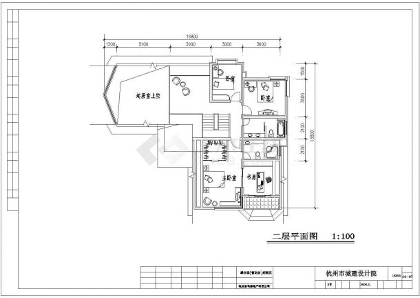 【吴江】某多层仿古别墅楼全套建筑设计施工cad图纸-图二