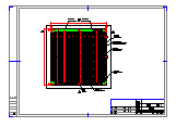 曝气生物滤池工程设计cad施工图纸-图一