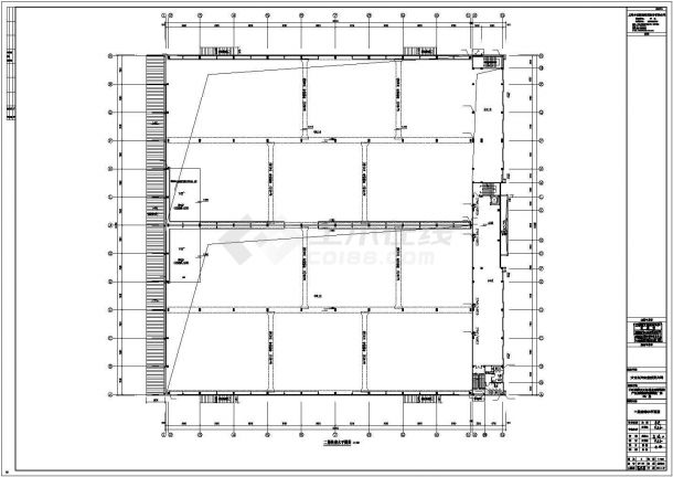长沙市某家具厂2层钢结构厂房全套给排水系统设计CAD图纸-图一