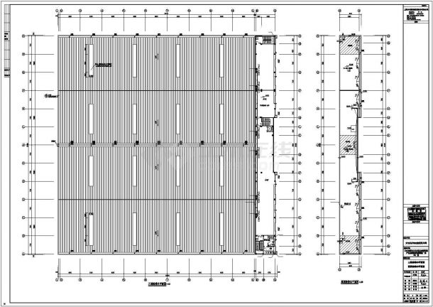 长沙市某家具厂2层钢结构厂房全套给排水系统设计CAD图纸-图二