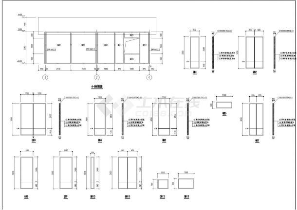 轻钢结构装配式房屋结构设计施工图-图二