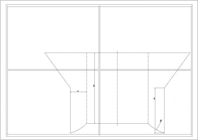 某料斗展开图CAD平立剖节点构造图纸_图1