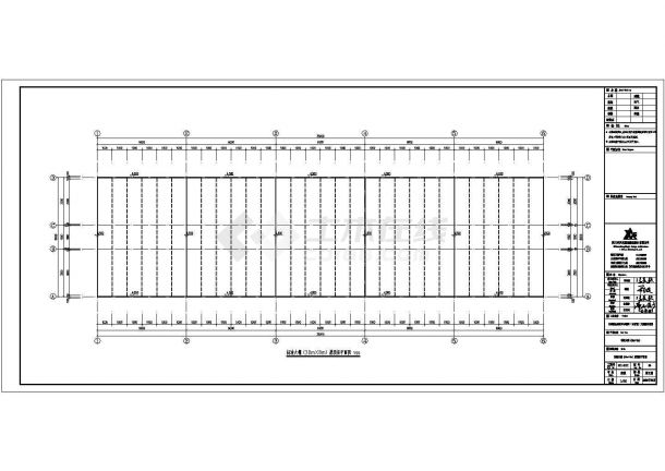 苏州市冠山镇某蔬菜基地单层港机构养殖大棚建筑结构设计CAD图纸-图二