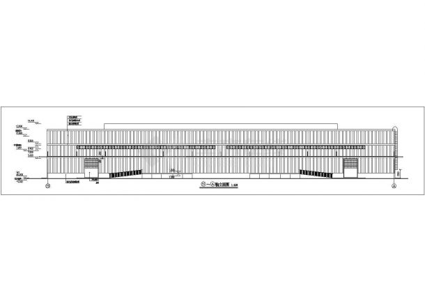 保定市某大型纺织厂单层钢结构厂房暖通系统设计CAD图纸-图一