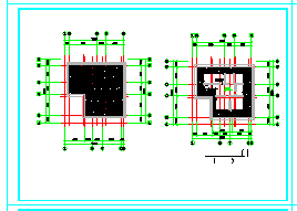 多层别墅设计建施CAD布置图_图1