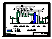广东某线路板厂生产废水处理工艺流程施工图纸-图二