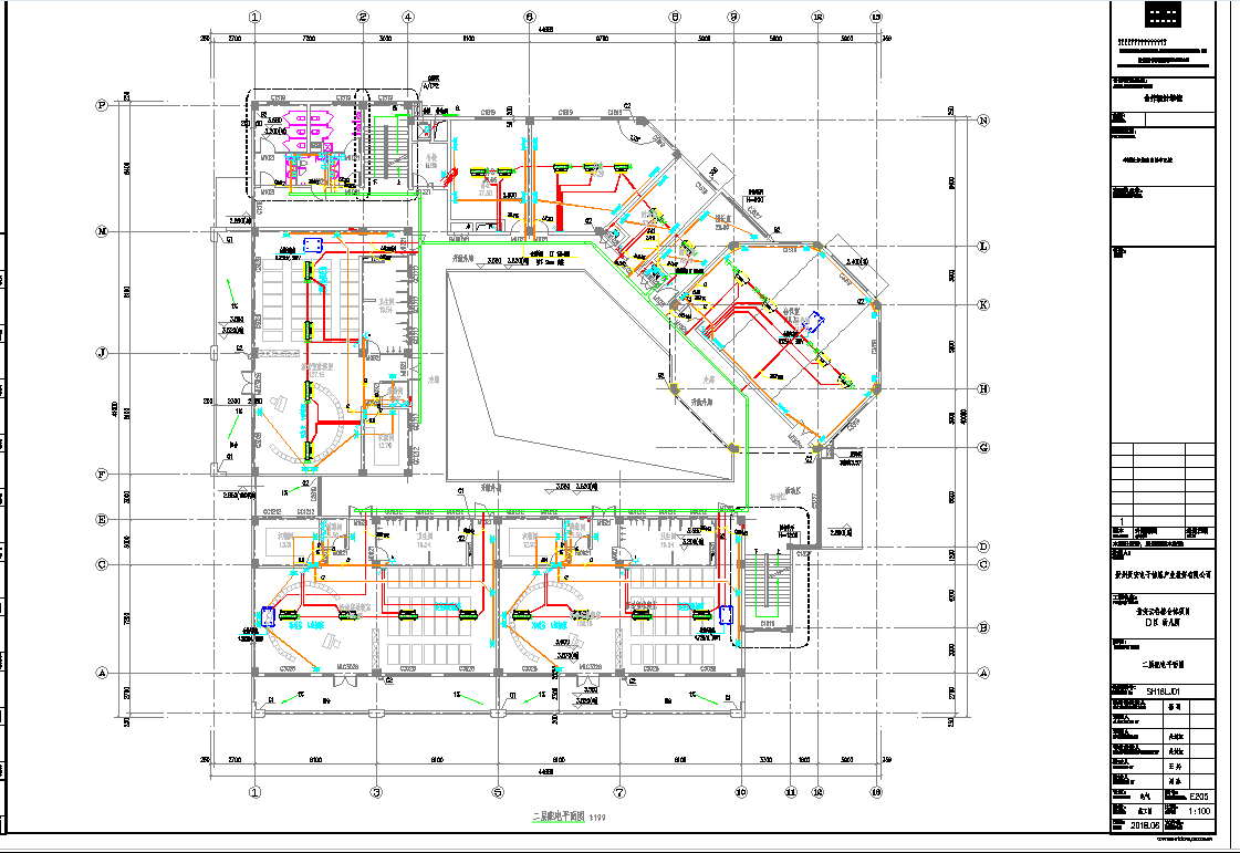 某地城市综合体住宅及幼儿园电气施工图CAD图纸
