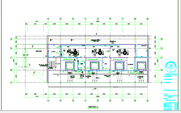 某地大型垃圾转运站及水泵房强电CAD图纸_图1