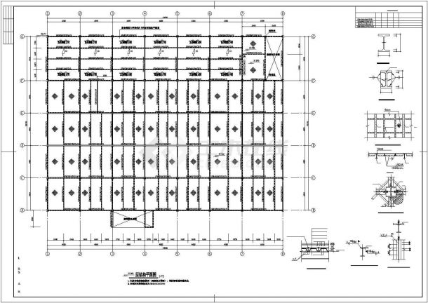 某经济区十一层钢结构加工车间建筑设计施工CAD图纸-图一