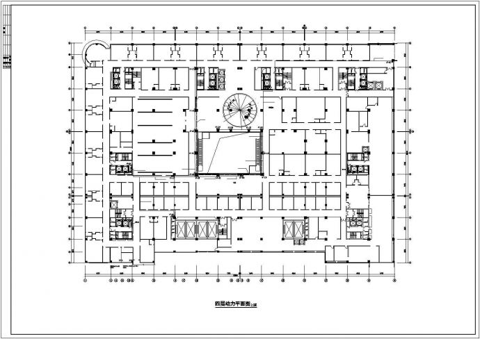 某城市商场电气CAD规划设计参考图_图1