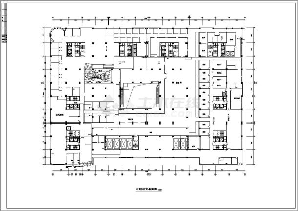某城市商场电气CAD规划设计参考图-图二