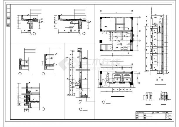 某大型商务楼建筑方案设计图-图二