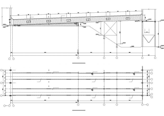 某经济区皮带机栈桥结构建筑设计施工CAD图纸_图1