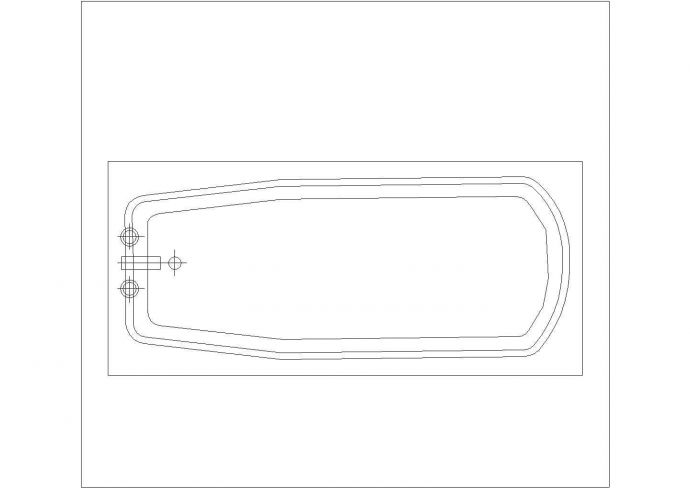 某浴缸CAD节点构造设计图纸_图1