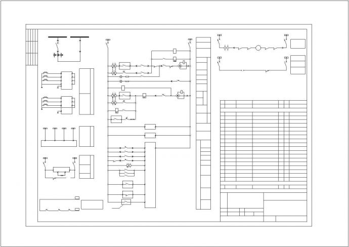 10kV高压柜电气CAD参考图_图1