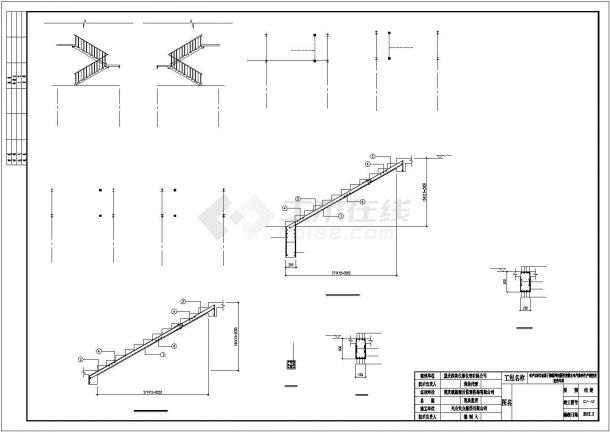 重庆市江津区某化工厂38米跨钢结构配件车间结构设计CAD图纸-图二