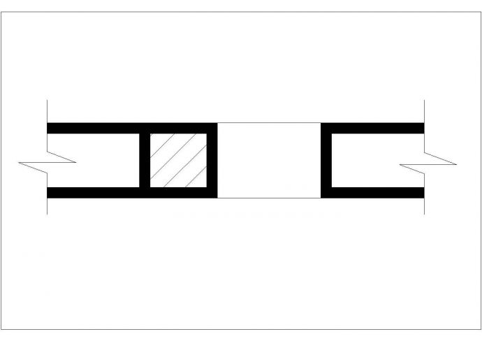 某原墙或楼板上局部填塞的洞俯CAD节点全套图纸_图1