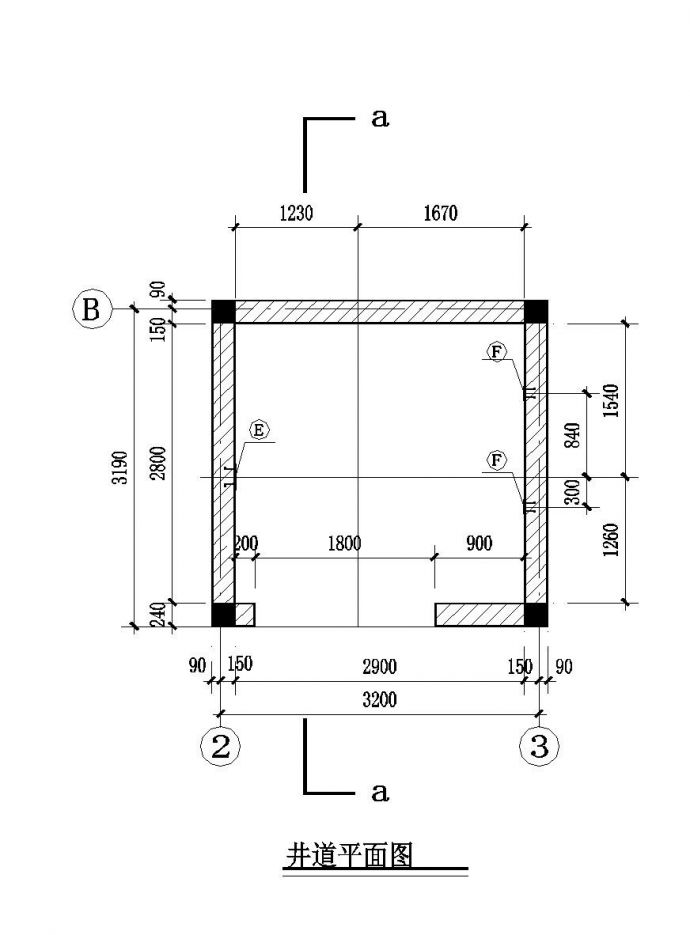 电梯建筑构造设计图_图1