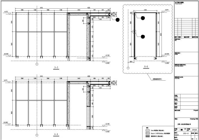 电梯井幕墙结构设计施工图_图1