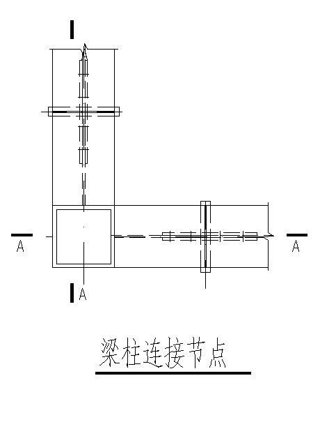 钢结构电梯井道及机房结构施工设计图-图一