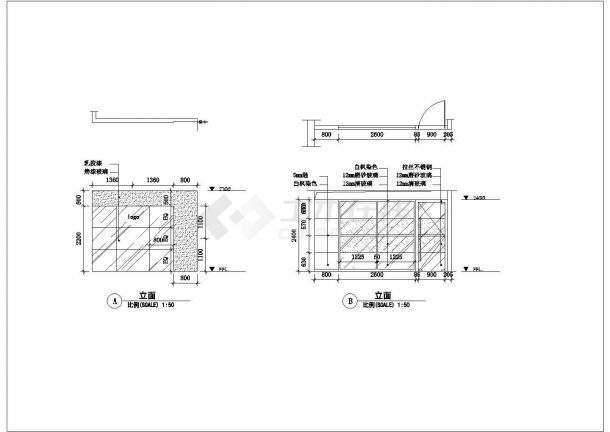  CAD construction drawing of office interior design and decoration of a small company - Figure 2