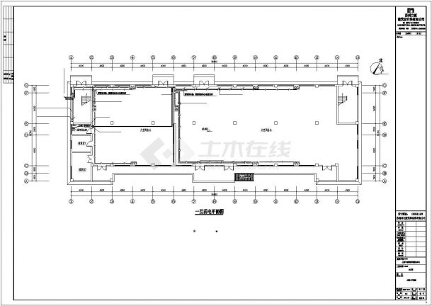 德州市某工厂4层框架结构办公楼全套电气系统设计CAD图纸-图二