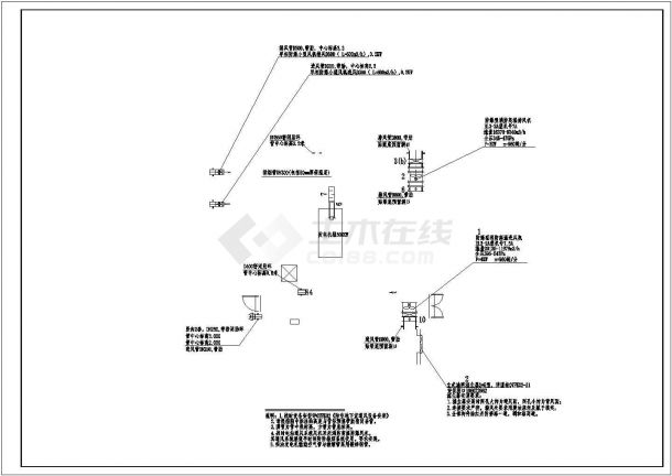 广西某小区7682平方米人防通风全套设计图-图一