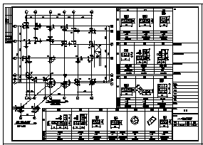 某三层框架结构带地下层别墅全套结构施工cad图_别墅施工-图一