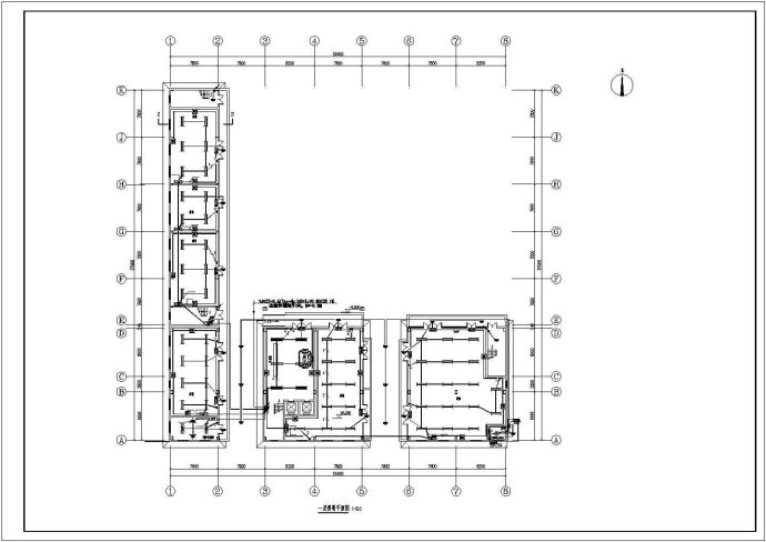 湖州市某公司6200平米5层钢框架结构办公楼全套电气系统设计CAD图纸_图1