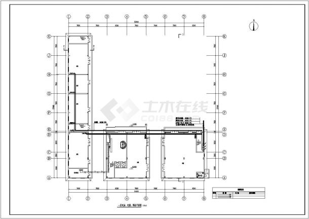 湖州市某公司6200平米5层钢框架结构办公楼全套电气系统设计CAD图纸-图二