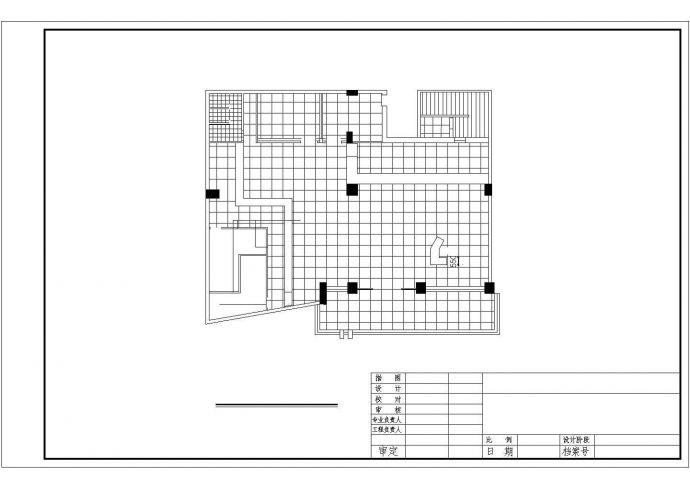 移动营业厅装修设计CAD施工图_图1