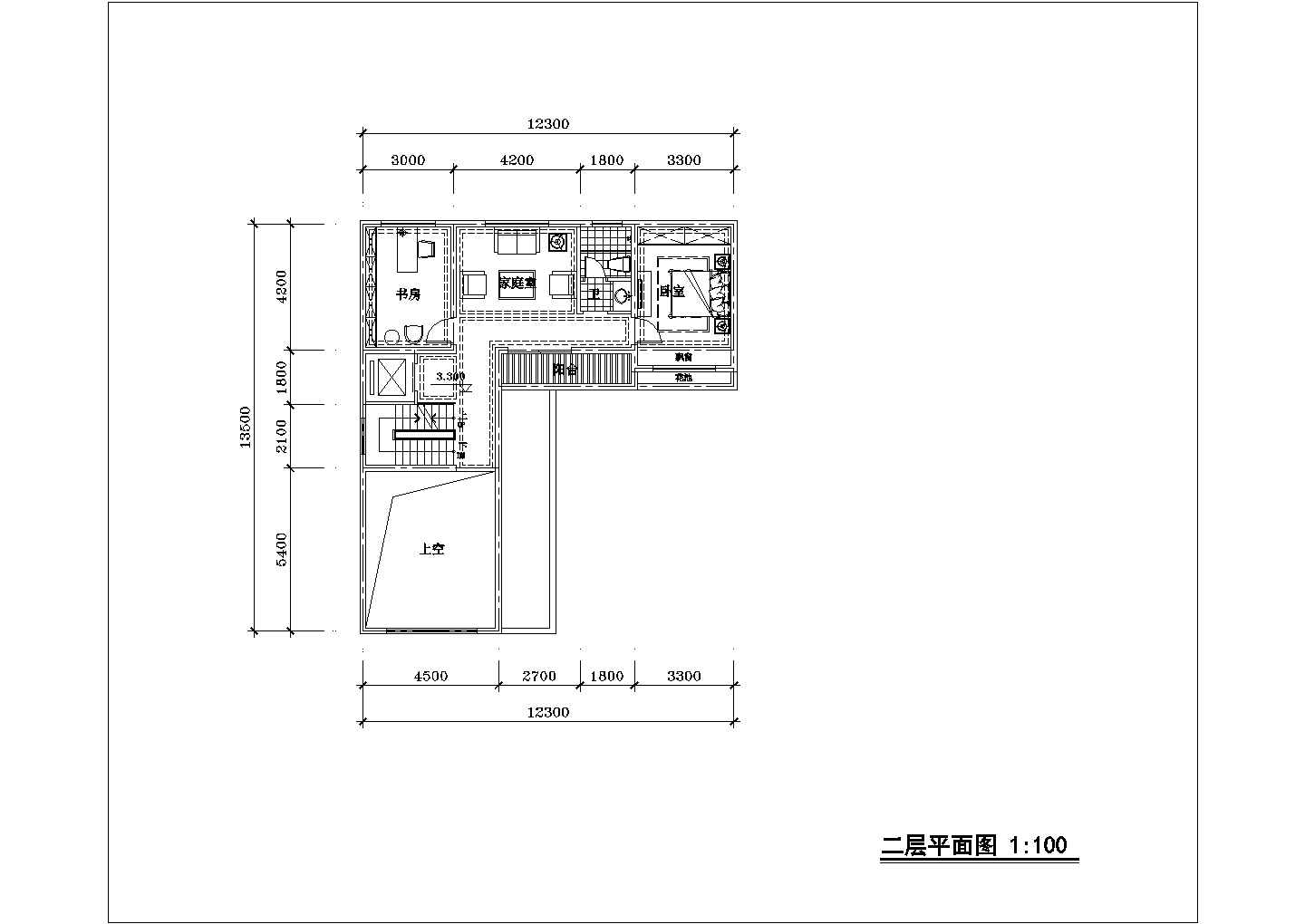 【南京】双拼四房户型公寓楼全套施工设计cad图纸