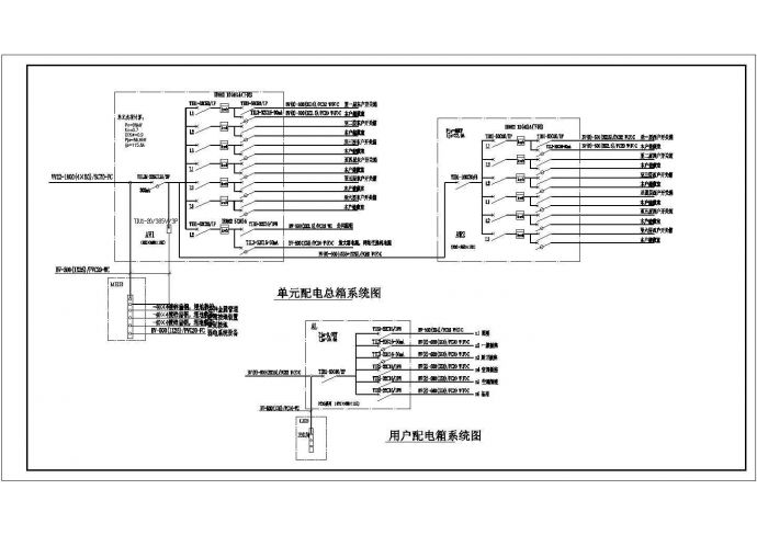某六层住宅楼电气CAD详细设计施工平面图_图1