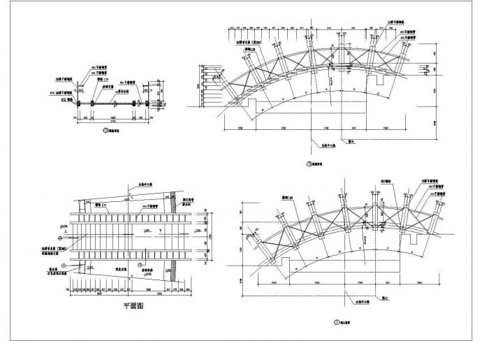 某园桥CAD施工设计完整方案_图1