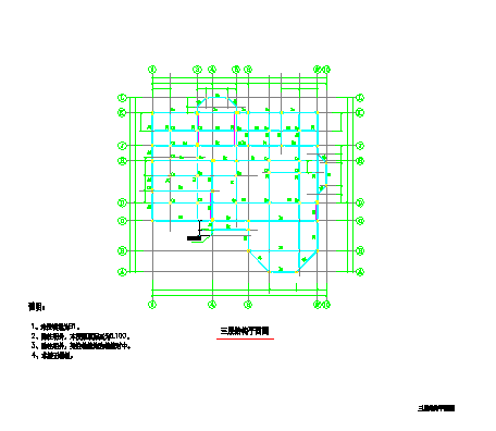 钢结构别墅结构设计cad施工图纸-图二
