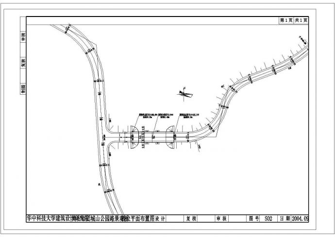 某桥位平面CAD节点构造布置图_图1