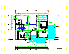 京龙花园别墅建筑设计cad施工图纸-图一