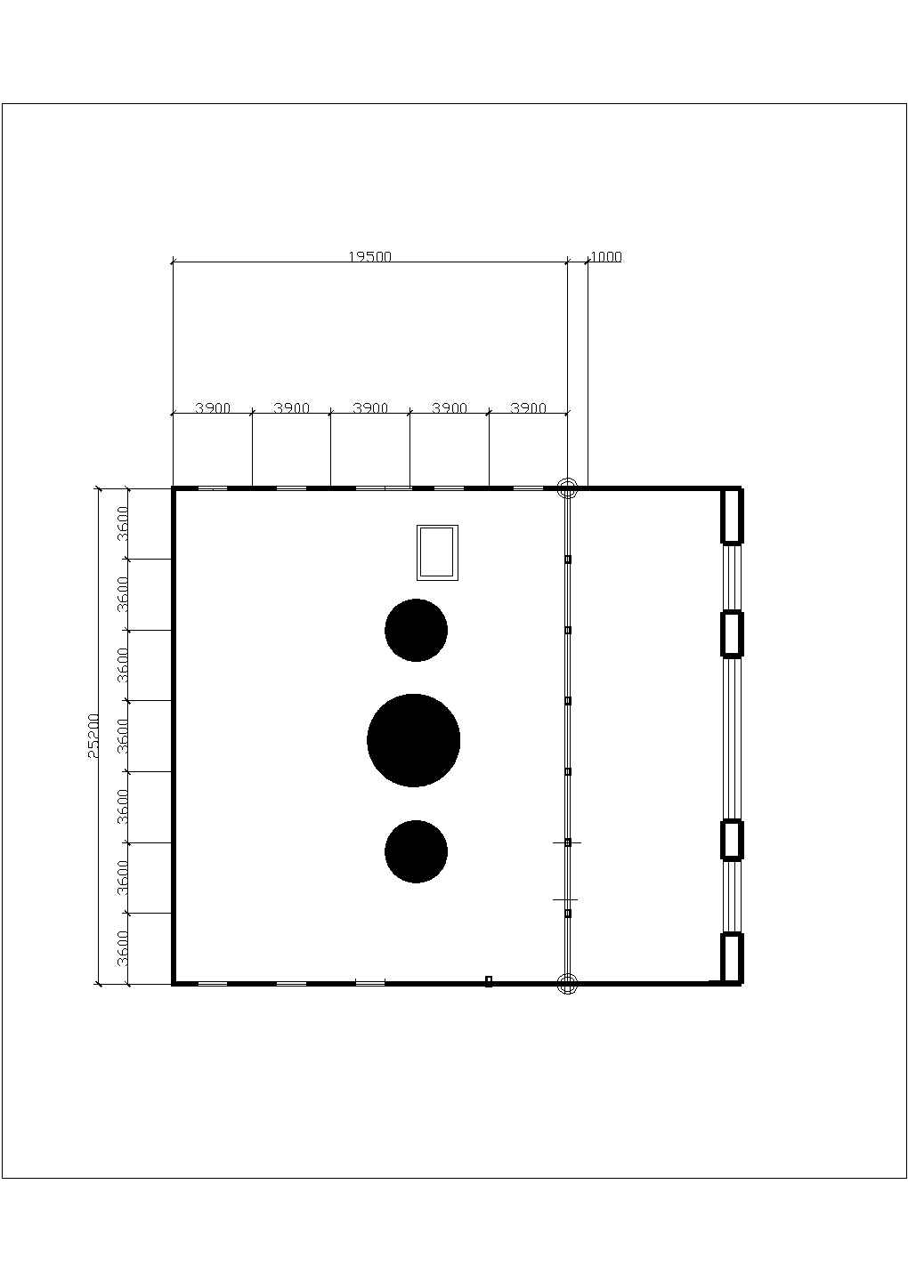 安徽省安庆市清真寺施工设计CAD方案图