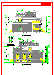 两套别墅方案cad设计图带效果图-图二