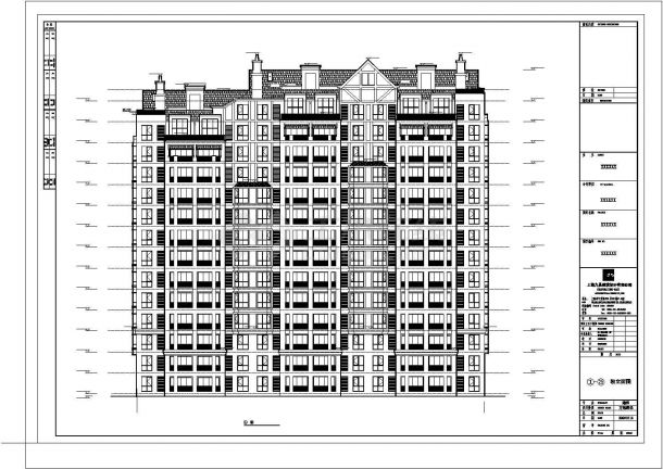 武汉市澜季花苑小区14层框剪结构住宅楼建筑结构设计CAD图纸（含阁楼）-图一