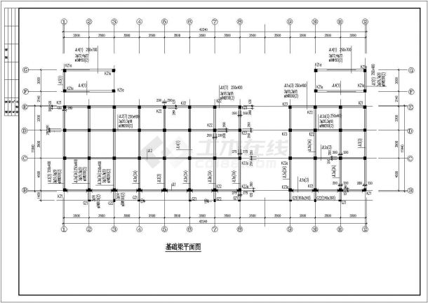 浙江省永康市某住宅楼为底部框架结构cad设计施工图-图一