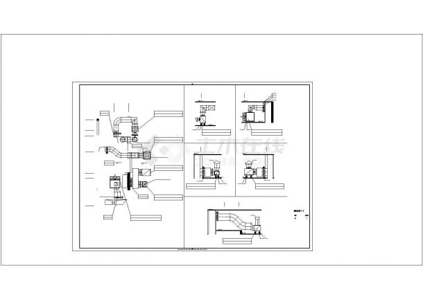 [江西]超高层办公楼空调防排烟及人防工程施工图（系统图多详图多）-图一