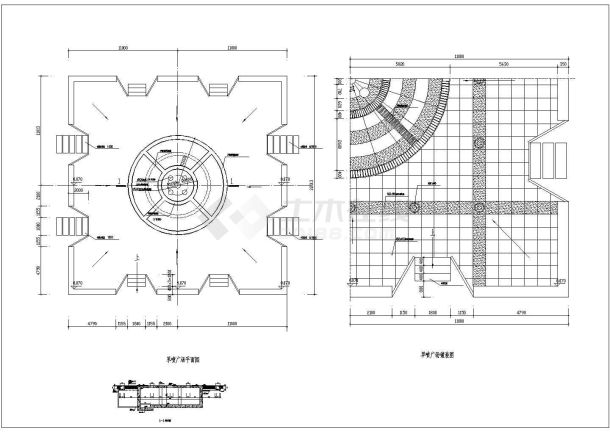 某旱喷方案CAD节点构造施工完整图-图一