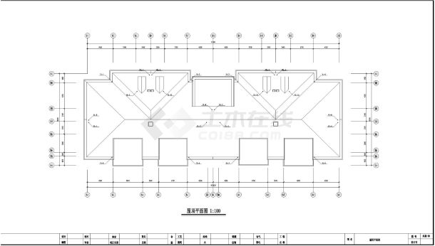 三层办公楼给排水系统设计施工图-图一