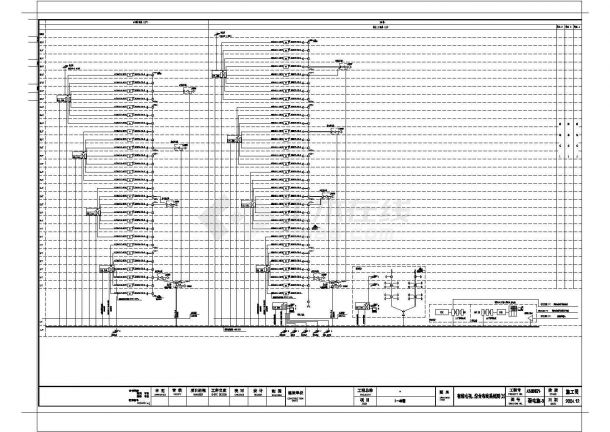 高层小区综合布线设计施工CAD图纸-图一