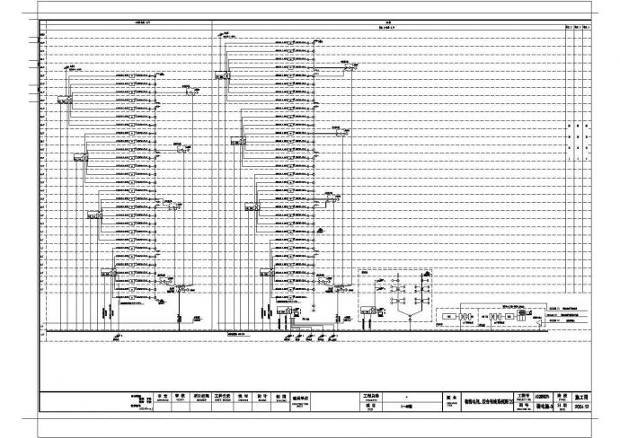 高层小区综合布线设计施工CAD图纸_图1
