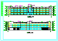 某地区3层厂房建筑cad设计图-图二