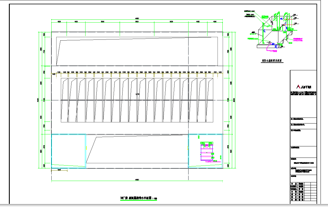 某地生产孵化厂房给排水施工图CAD图纸