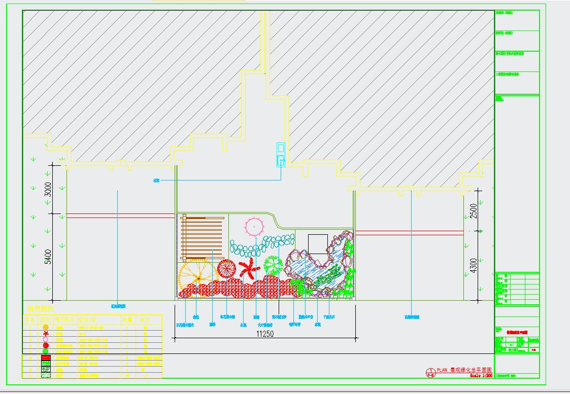 某地庭院景观全套施工图CAD图纸